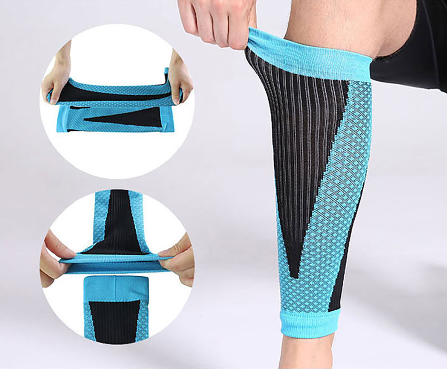 Đồ bảo vệ chân được làm từ vải co giãn Spandex giúp người dùng thoải mái hơn khi sử dụng