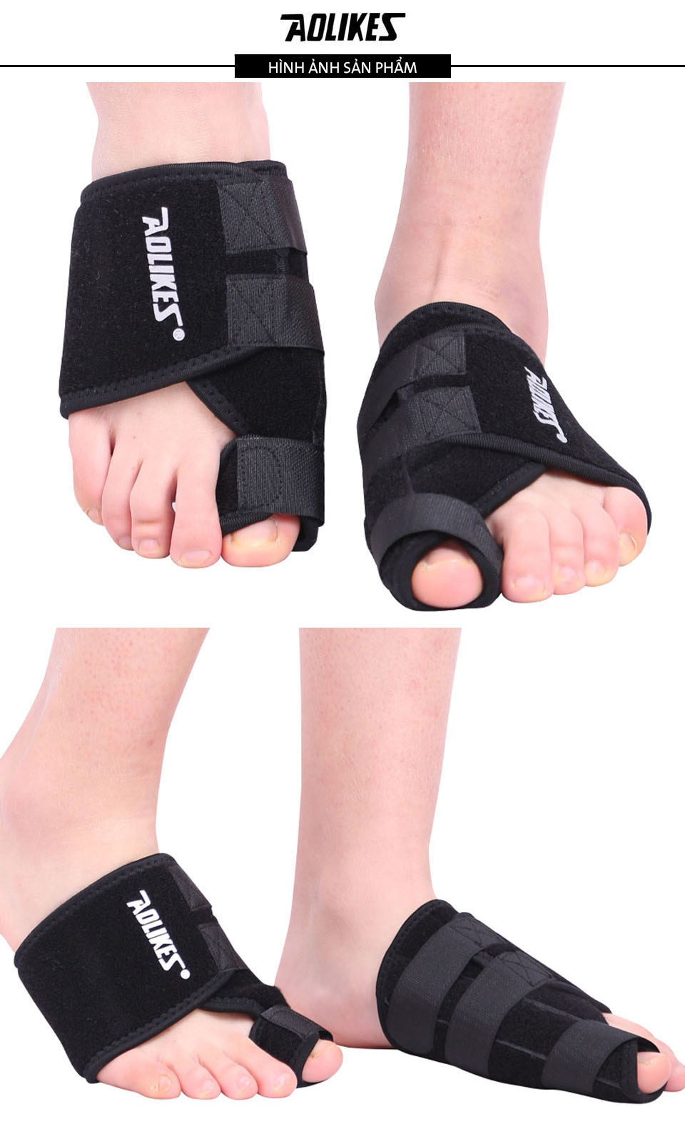 Hình ảnh đeo sản phẩm băng bảo vệ gang bàn chân 