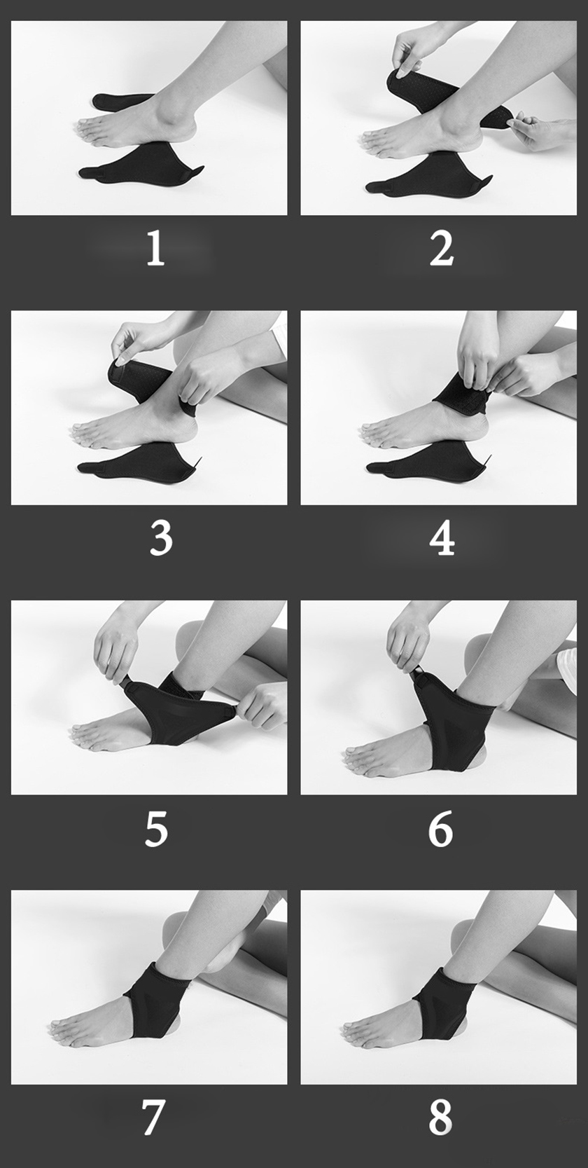 Hướng dẫn cách dùng đai bảo vệ cổ chân đơn giản